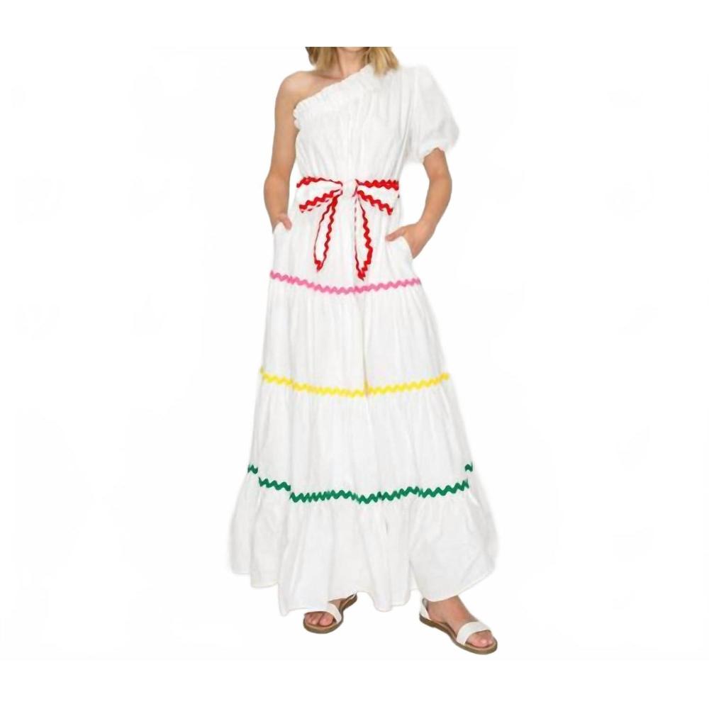 NEW LOVE WEDNESDAY sally dress in white
